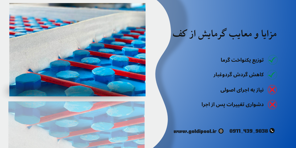 مزایا و معایب گرمایش از کف؛ آیا این سیستم انتخاب مناسبی برای ساختمان شما است؟