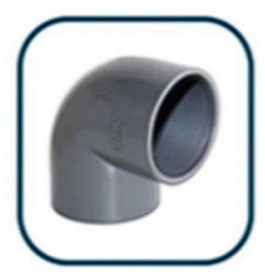 خرید زانو 90 درجه چسبی سایز 40 پیمتاش ترکیه