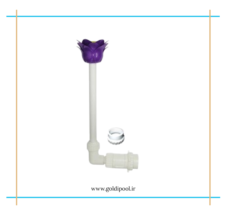 فواره طرح گل برای استخر